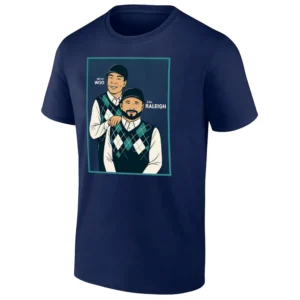SEATTLE STEP BROTHERS SHIRT Bryan Woo & Cal Raleigh Duo Tee Mariners Brotherhood Baseball Apparel