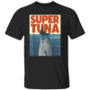 SUPER TUNA SHIRT Jin Super Tuna 1975 Retro Fishing Tee Funny JAWS Poster Parody T Shirt K pop Meme Gift Shirt B