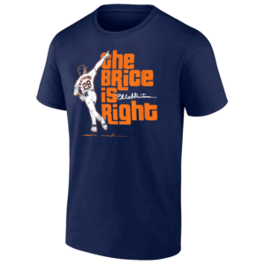 THE BRICE IS RIGHT SHIRT Brice Matthews Houston Astros Baseball Tee Rising Star Tribute Shirt Astros Fan Apparel
