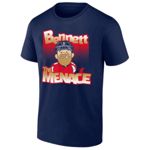 THE MENACE SHIRT Sam Bennett 2025 Stanley Cup Champions Tee Florida Panthers Hockey MVP Apparel N
