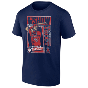 THE SHOW ANGELS SHIRT Mike Trout x MLB The Show Tee Los Angeles Angels Superstar Edition
