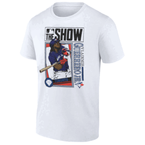 THE SHOW BLUE JAYS SHIRT Vladimir Guerrero Jr x MLB The Show Tee Toronto Blue Jays Superstar Edition