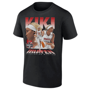 VINTAGE KIKI IRIAFEN SHIRT Washington Mystics Retro Style Tee WNBA Rookie Standout B
