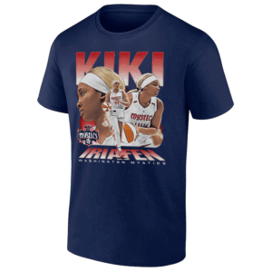 VINTAGE KIKI IRIAFEN SHIRT Washington Mystics Retro Style Tee WNBA Rookie Standout N