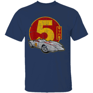 VINTAGE RACERS SPORTS CAR SHIRT Retro Mach Classic Five Tee Old School Racing Legends T Shirt N