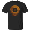 VINYL LP RECORDS SUNSET VINYL SHIRT Retro Music Lover Tee Vintage Record Player Aesthetic B