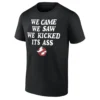 WE CAME WE SAW WE KICKED ITS ASS SHIRT Ghostbusters Iconic Quote Tee B