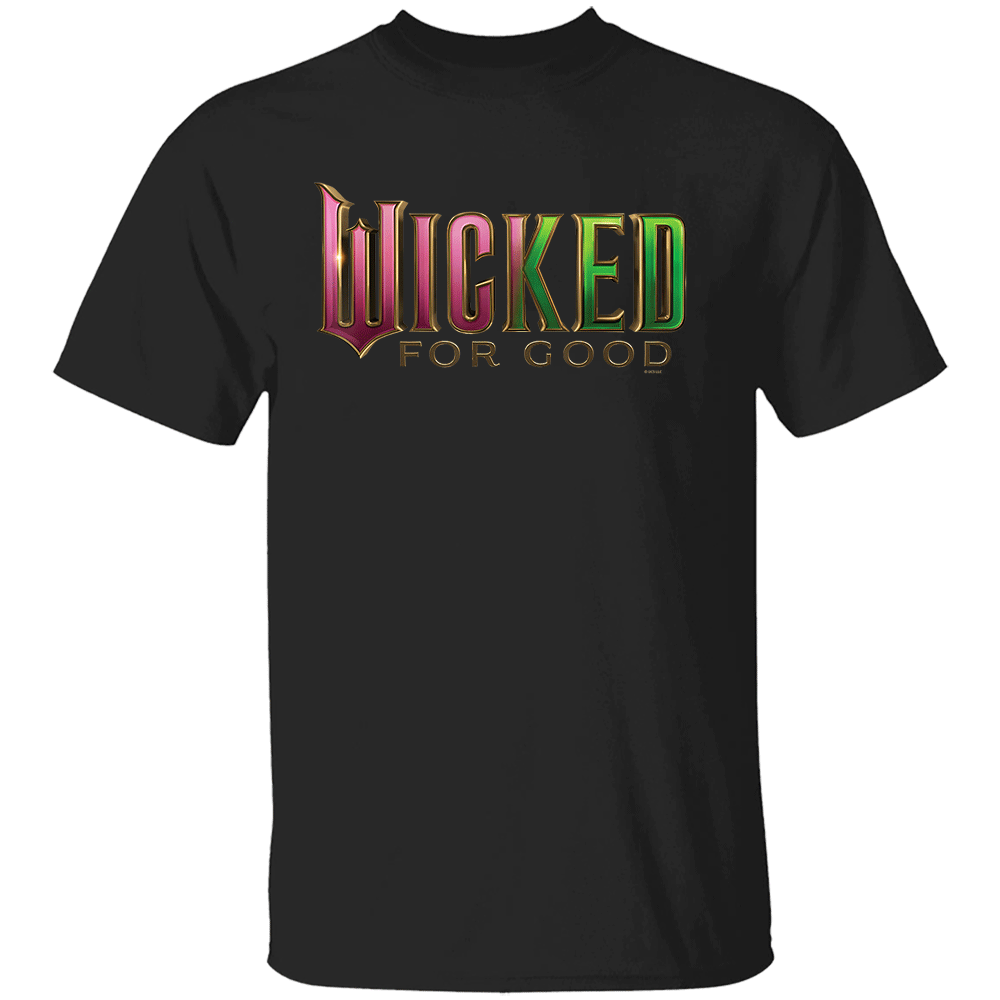 WICKED FOR GOOD SHIRT Wicked Musical For Good Pink to Green Logo Tee – Broadway Inspired Shirt B WICKED FOR GOOD SHIRT Wicked Musical For Good Pink to Green Logo Tee – Broadway Inspired Shirt B