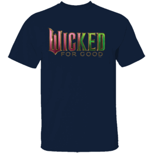 WICKED FOR GOOD SHIRT Wicked Musical For Good Pink to Green Logo Tee – Broadway Inspired Shirt N