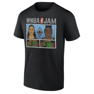 WNBA Jam Aces Wilson And Loyd Shirt A’ja Wilson and Jewell Lloyd Las Vegas Aces