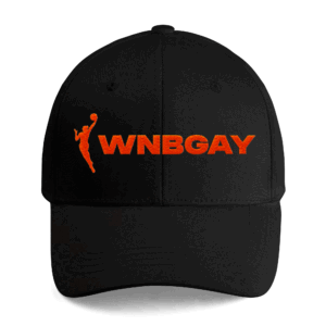 WNBGAY Embroidered Cap Bold WNBA 2025 Pride Statement Hat for Basketball Fans