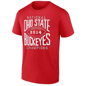 2014 NATIONAL CHAMPIONS T SHIRT Ohio State Buckeyes CFP Victory Tee