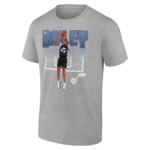 ACE BAILEY SHATTERED SHIRT Ace Bailey Utah Jazz Basketball Tee G
