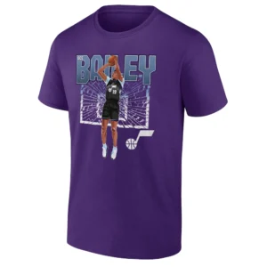 ACE BAILEY SHATTERED SHIRT Ace Bailey Utah Jazz Basketball Tee P