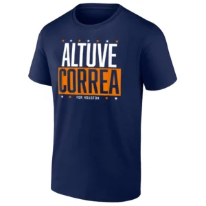 ALTUVE CORREA FOR HOUSTON SHIRT Jose Altuve & Carlos Correa – Houston Astros Fan Tribute Tee
