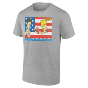 AMERICAN BEACH T SHIRT Junior’s Beavis and Butt Head Oversized Graphic Tee g