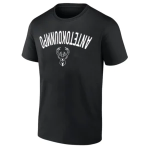 ANTETOKOUNMPO INVERT SHIRT Giannis Antetokounmpo Milwaukee Bucks Tee – NBA Basketball Fan Gear B