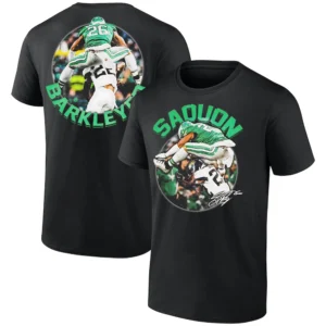 BARKLEYED SHIRT Fly Saquon Fly Viral Leap Tee – Saquon Barkley Super Bowl LIX Philadelphia Eagles T Shirt B