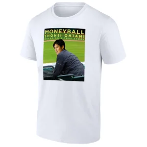 BASEBALL MOVIES SHIRT Moneyball Shohei Ohtani Tee – Los Angeles Dodgers “Based on a True Story” Poster Style Apparel w
