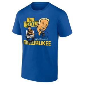 BOB UECKER SHIRT BOB UECKER MEMORIAL SHIRT – Forever Mr. Baseball 1934–2025 – #ThankYouUeck Milwaukee Brewers Tribute Tee
