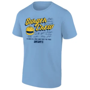 BURGER CREW SHIRT 12 Wins In A Row And They’re Free – Milwaukee Brewers Baseball Tee – Fan Tribute Apparel