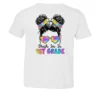 Bruh I'm In 1ST GRADE SHIRT Messy Bun First Day of School Girls – 1st Grade Girl Happy Back to School Rainbow Style