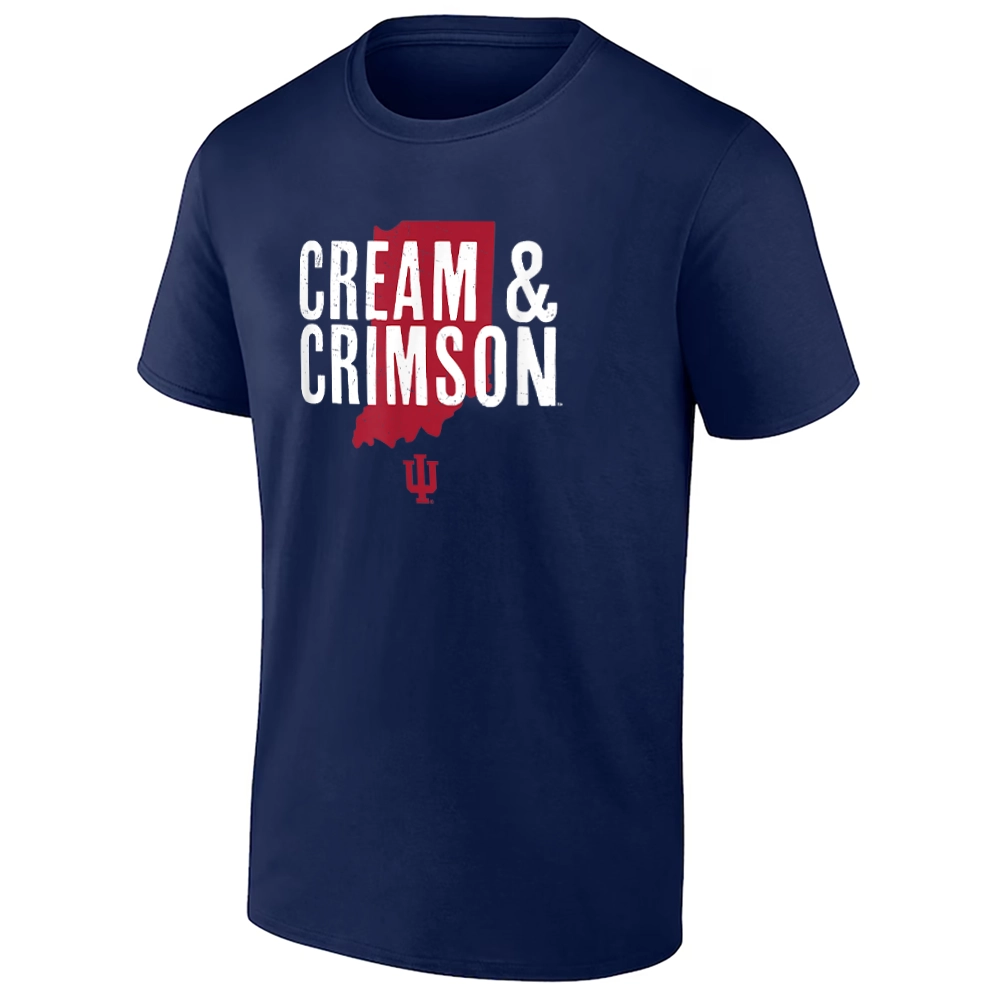 CREAM & CRIMSON SHIRT Indiana Hoosiers Hometown Pride Tee N CREAM & CRIMSON SHIRT Indiana Hoosiers Hometown Pride Tee N