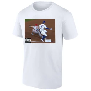 DANSBY SWANSON MISSED FIRST BASE SHIRT Chicago Cubs Funny Baseball T Shirt W