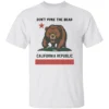 DON’T POKE THE BEAR CALIFORNIA REPUBLIC SHIRT California Flag Political Protest Tee – Newsom vs. Trump Statement Apparel W