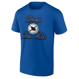 DROP THE MIC SHIRT New York Mets Tee – Queens Baseball Fan Apparel