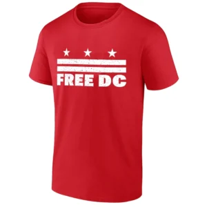 FREE DC SHIRT Anti Trump Protest Tee – Washington DC Statehood & Police Federalization Resistance R