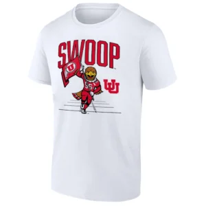 GRIDIRON MASCOT SHIRT – Utah Utes Football Swoop Mascot Tee – Official University of Utah Fan Gear