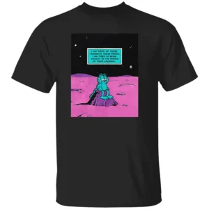 I Am Tired Of These Mondays Shirt Sad Garfield Parody Tee – Lasagna Existential Crisis Meme B