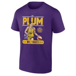 IN PLUM WE TRUST SHIRT Kelsey Plum Los Angeles Sparks Tee – WNBA Women’s Basketball Fan Apparel P
