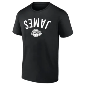 JAMES INVERT SHIRT LeBron James Los Angeles Lakers Tee – NBA Legend Streetwear T Shirt B