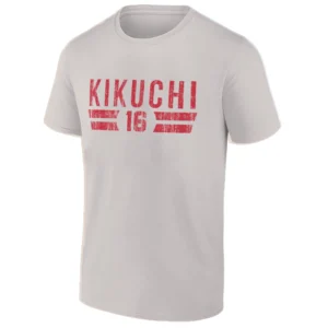 KIKUCHI 16 SHIRT NAME & NUMBER STRIPE Yusei Kikuchi Los Angeles Angels S