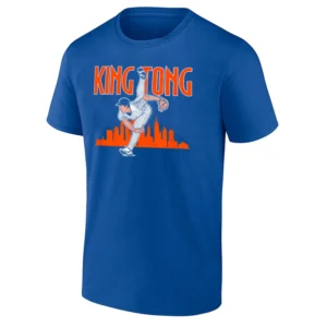KING TONG SHIRT Jonah Tong New York Mets Tee – MLB Pitching Prospect Debut Fan Gear