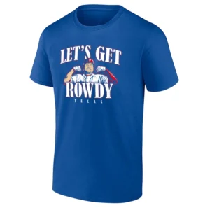 LET’S GET ROWDY SHIRT Rowdy Tellez Texas Rangers Flex Pose Tee – 2025 MLB Call Up Celebration Shirt