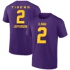 LSU #2 T SHIRT JERSEY Justin Jefferson – LSU Tigers Football Legend Tee
