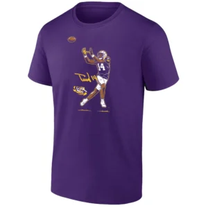 LSU SUPERSTAR POSE SHIRT Trey’Dez Green LSU Tigers Tee – College Football Rising Star Apparel