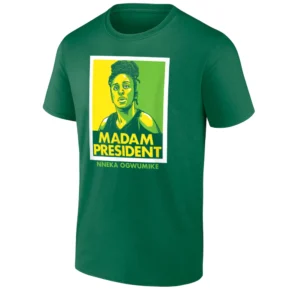 MADAM PRESIDENT SHIRT Nneka Ogwumike Seattle Storm Tee – WNBPA Leader & Basketball Icon Tribute