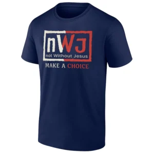 NWJ NOT WITHOUT JESUS SHIRT Christian Faith Graphic Tee – Make a Choice Religious T Shirt N