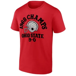 OHIO STATE NATIONAL CHAMPS 1968 9 0 SHIRT Buckeyes Vintage Football Tee – Perfect Season Tribute