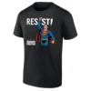 SUPERMAN RESIST – FREE DC SHIRT Political Protest Superhero Tee – Trump Anti Authoritarian Freedom Statement