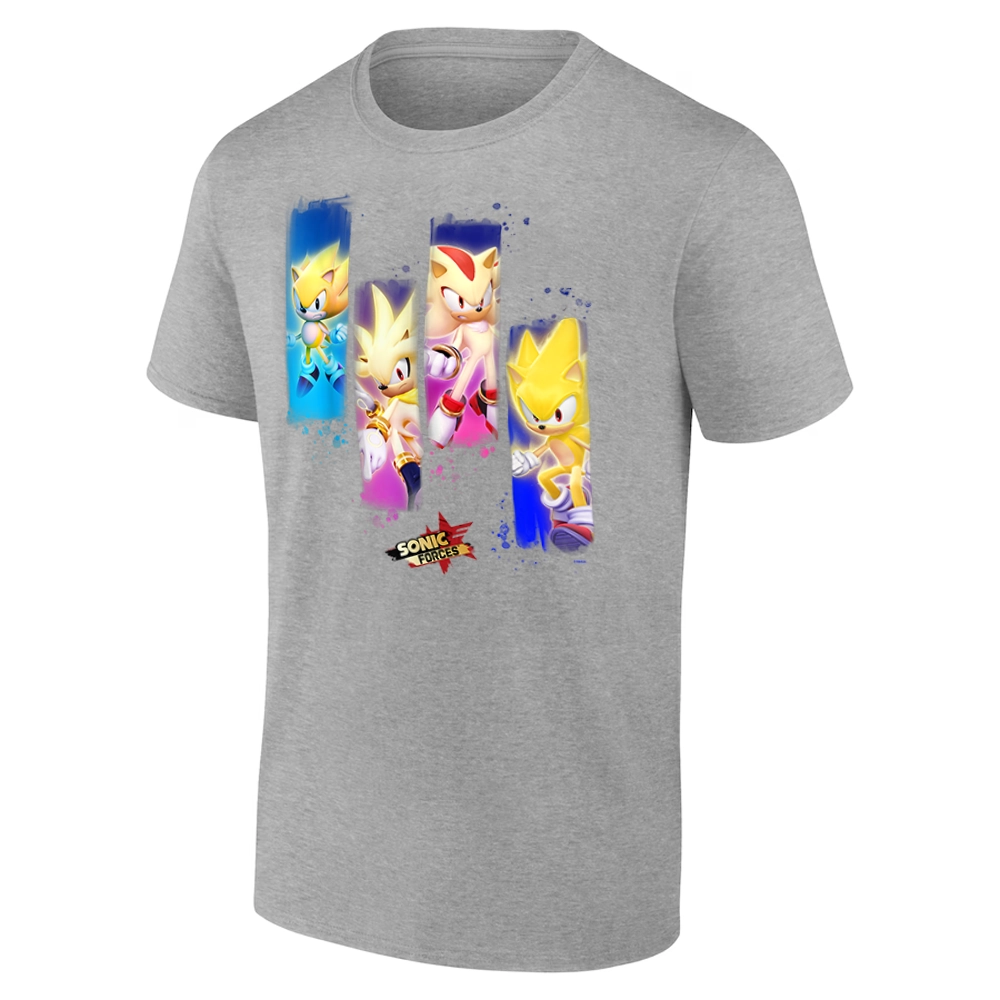 Super Hedgehogs Shirt Sonic Forces Heroes Tee - Sonic the Hedgehog Official Apparel G Super Hedgehogs Shirt Sonic Forces Heroes Tee Sonic the Hedgehog Official Apparel G