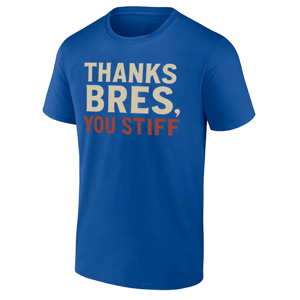 THANKS BRES, YOU STIFF SHIRT Red Sox Trade Deadline Reaction Tee – Boston Baseball Sarcasm Shirt RB THANKS BRES, YOU STIFF SHIRT Red Sox Trade Deadline Reaction Tee – Boston Baseball Sarcasm Shirt RB