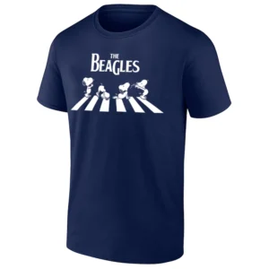 THE BEAGLES SHIRT – Snoopy Yoga Parody Tee – The Beatles Abbey Road Funny Dog T Shirt N