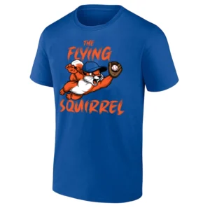 THE FLYING SQUIRREL SHIRT Jeff McNeil New York Mets Tee – Leaping Grab Baseball Fan Apparel