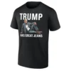 TRUMP HAS GREAT JEANS SHIRT – Donald Trump Meme Tee Inspired by Sydney Sweeney Viral Jeans Ad – Retro Political Satire T Shirt