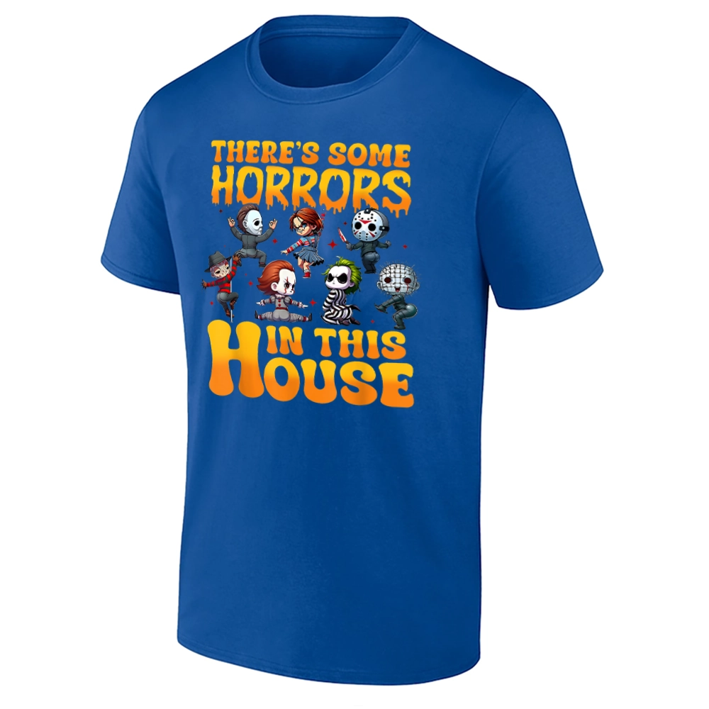 There's Some Horrors in This House Shirt Funny Halloween Horror Characters Tee rb There's Some Horrors in This House Shirt Funny Halloween Horror Characters Tee rb